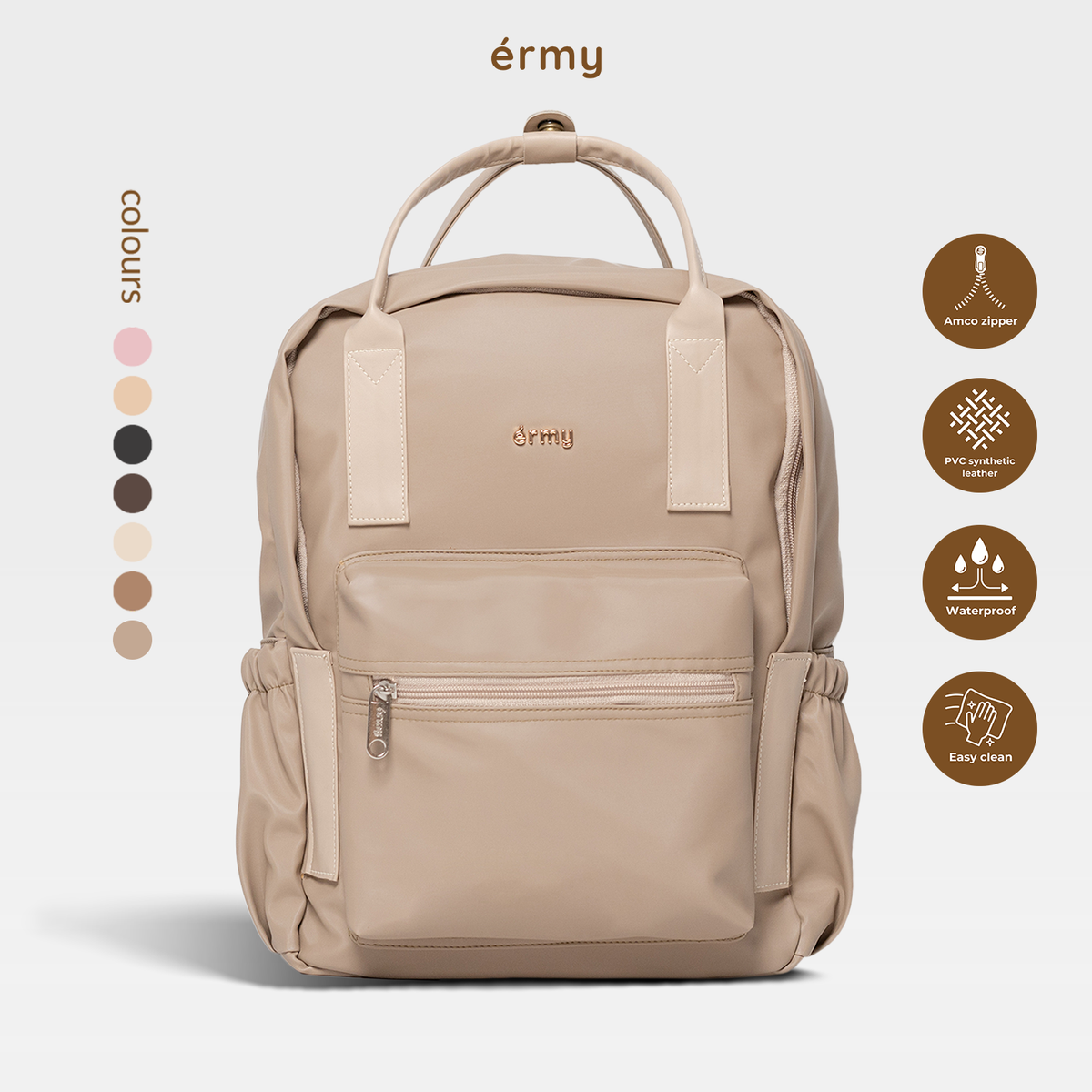 ERMY - Yoona Tas Ransel Wanita 2 in 1 Backpack Sekolah Tas Laptop Kuliah Kerja Waterproof
