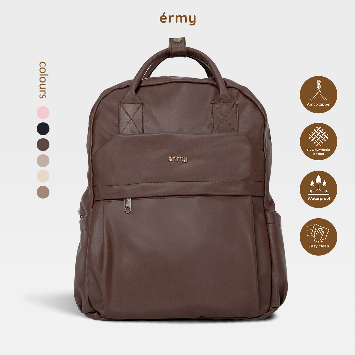 ERMY - Yura Tas Ransel Wanita 2 in 1 Backpack Sekolah Besar Waterproof