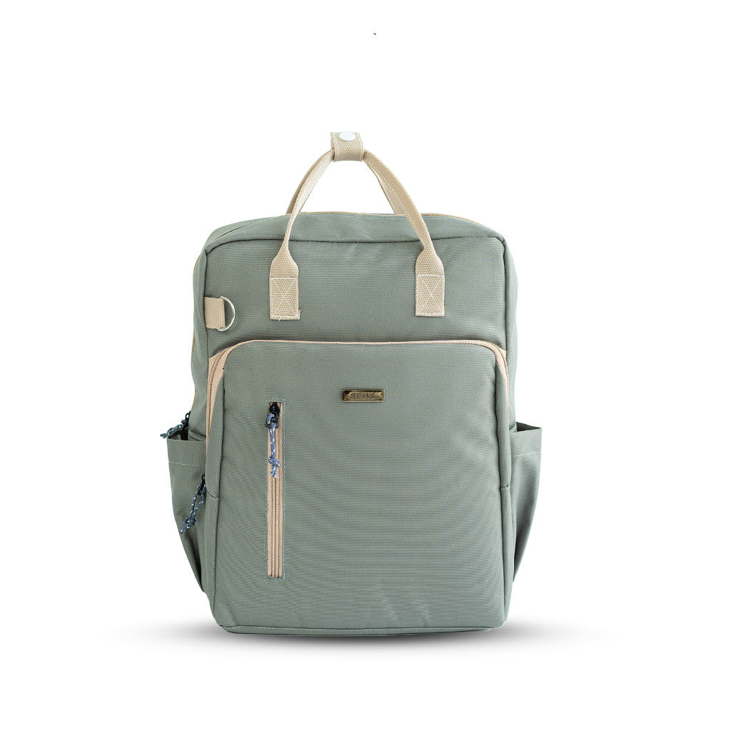 ERMY - Yuuky Tas Ransel Wanita 2 in 1 Backpack Sekolah Tas Laptop Kerja Simpel