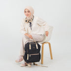 ERMY  - Namy Tas Ransel Wanita 2 in 1 Full Color Backpack Sekolah Kuliah Traveling