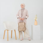 ERMY - Yoona Tas Ransel Wanita 2 in 1 Backpack Sekolah Tas Laptop Kuliah Kerja Waterproof