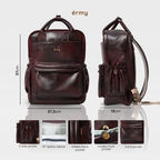 ERMY - Aily Tas Ransel Wanita 2 in 1 New Material Backpack Sekolah Tas Laptop Kuliah Waterproof