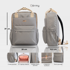 ERMY - Katsu Tas Ransel Wanita 2 in 1 Full Color Backpack Sekolah Tas Laptop Kuliah Simpel