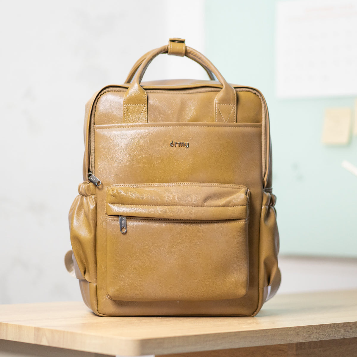 ERMY - Aily Tas Ransel Wanita 2 in 1 New Material Backpack Sekolah Tas Laptop Kuliah Waterproof