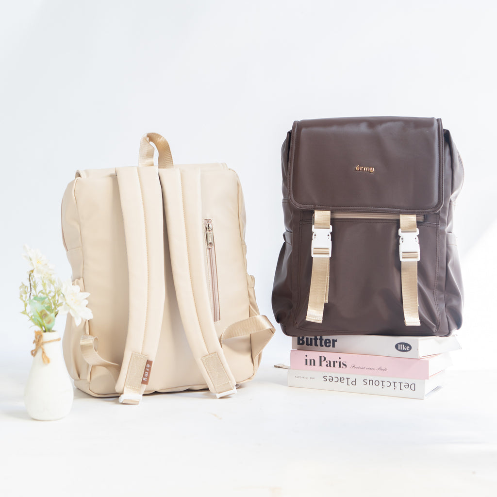 ERMY - Yuka Tas Ransel Sekolah Wanita New Material Backpack Sekolah Besar Waterproof