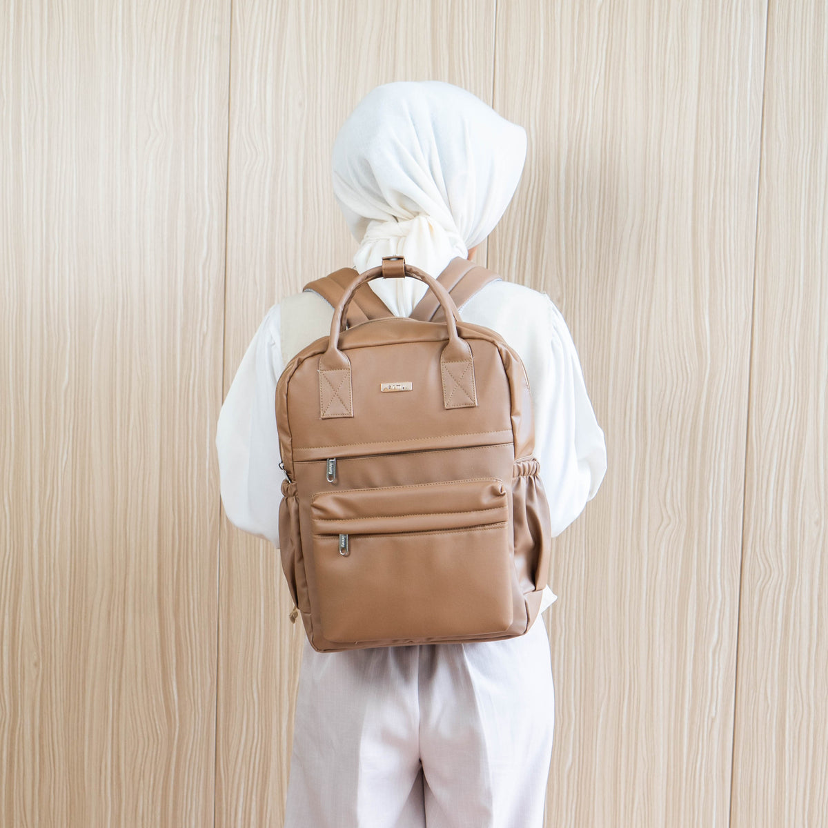 ERMY - Yumi Tas Ransel Wanita 2 in 1 Backpack Sekolah Tas Laptop Waterproof