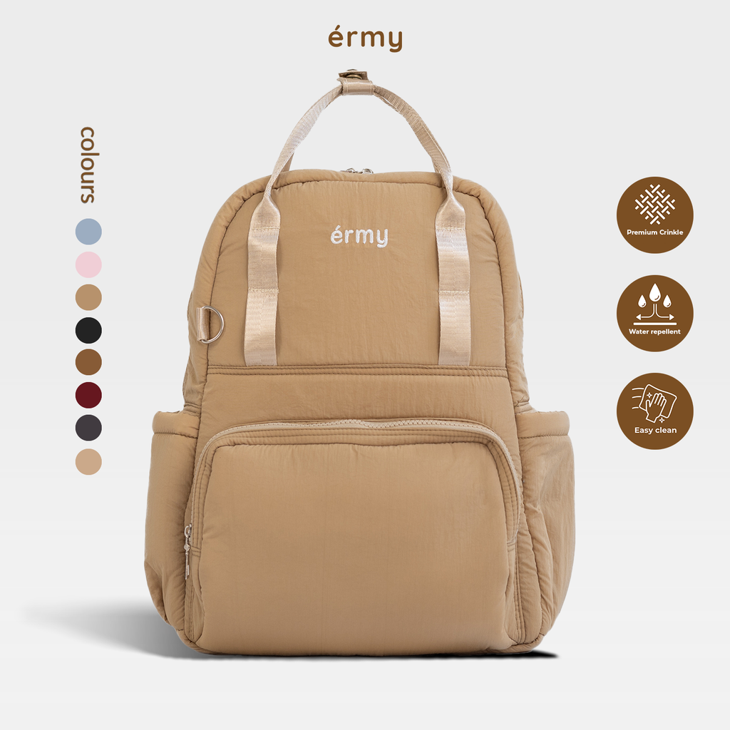 ERMY - Pikko Ransel Crinkle Wanita 2 in 1