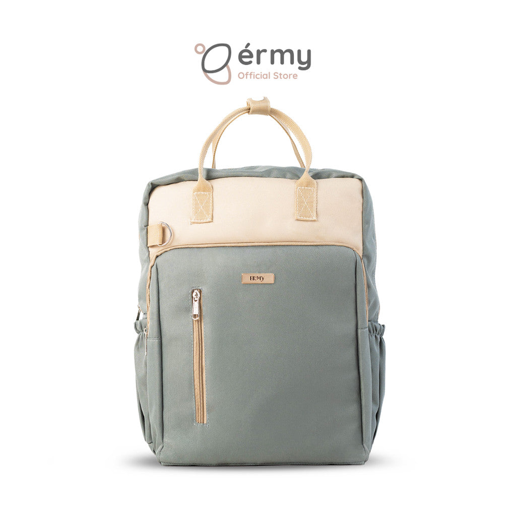 ERMY - Yuuky Tas Ransel Wanita 2 in 1 Backpack Sekolah Tas Laptop Kerja Simpel