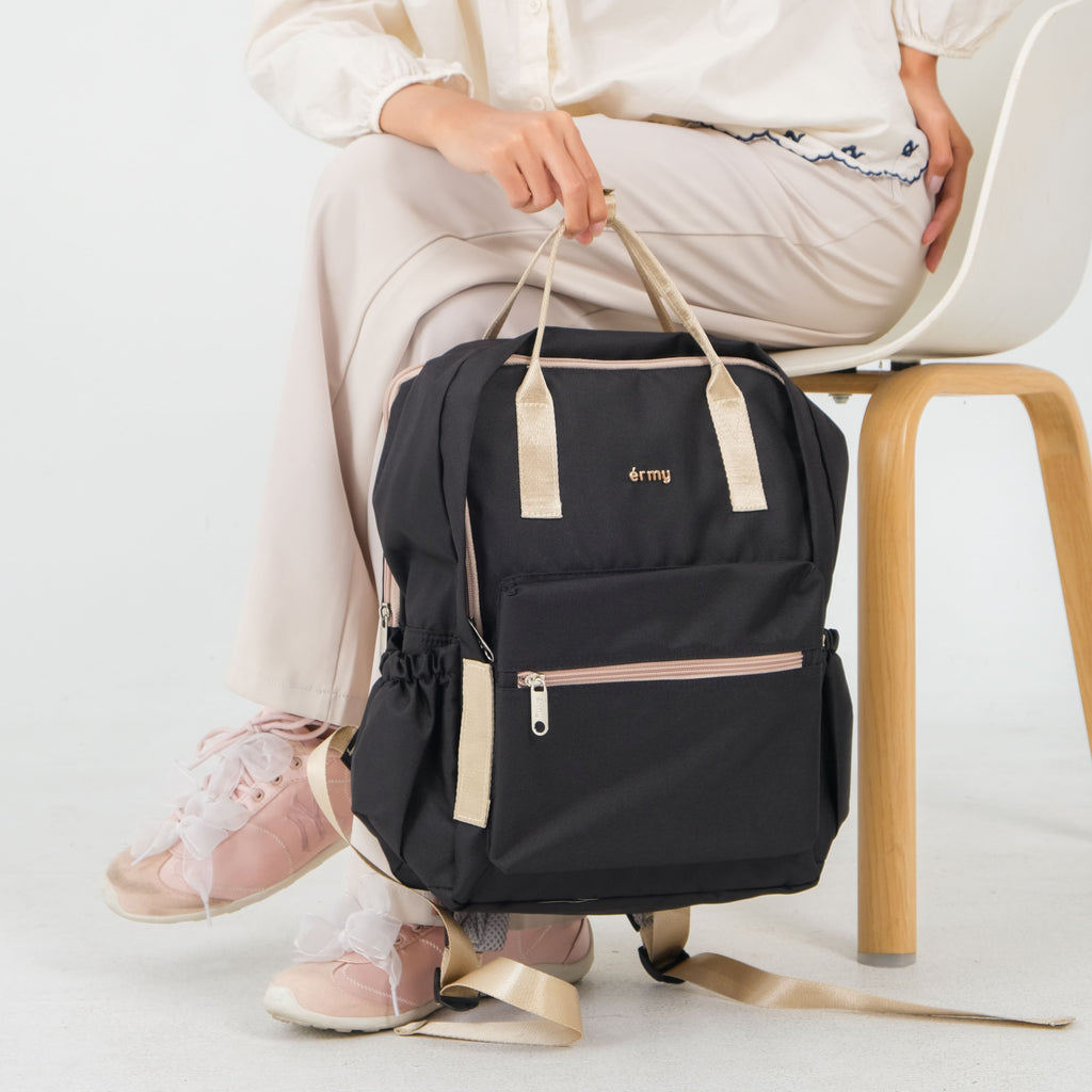ERMY  - Namy Tas Ransel Wanita 2 in 1 Full Color Backpack Sekolah Kuliah Traveling