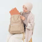 ERMY - Yoona Tas Ransel Wanita 2 in 1 Backpack Sekolah Tas Laptop Kuliah Kerja Waterproof