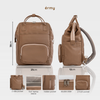 ERMY - Kimy Tas Ransel Wanita 2 in 1 Backpack sekolah Tas Kerja Waterproof