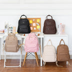 ERMY - Winnie Tas Ransel Wanita 2 in 1 Backpack Sekolah Tas Kerja Simpel Waterproof