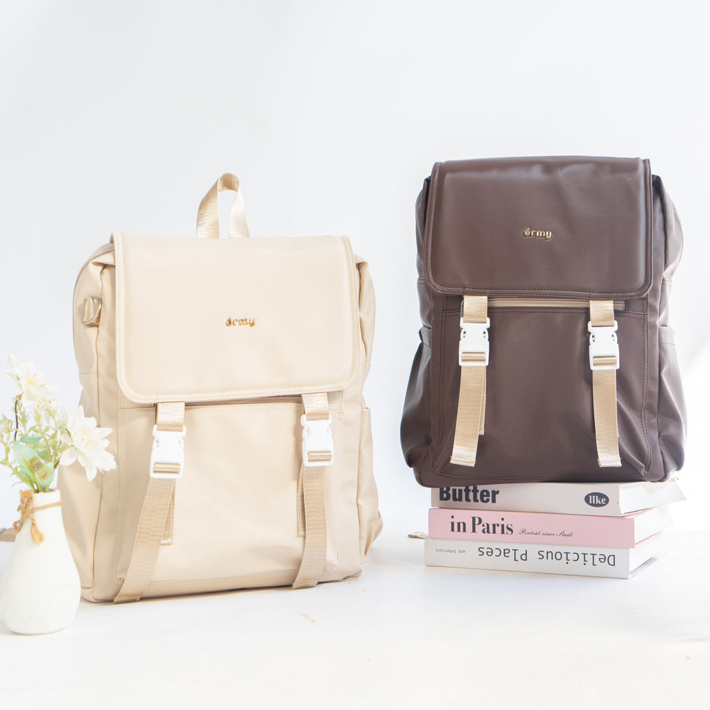 ERMY - Yuka Tas Ransel Sekolah Wanita New Material Backpack Sekolah Besar Waterproof