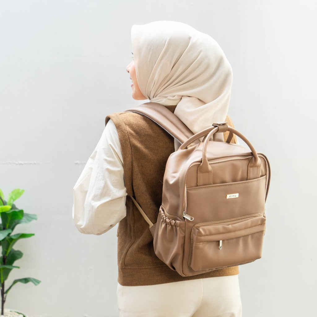 ERMY - Mily Tas Ransel Mini Wanita 2 in 1 Backpack Sekolah Mini