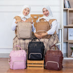 ERMY - Kimy Tas Ransel Wanita 2 in 1 Backpack sekolah Tas Kerja Waterproof