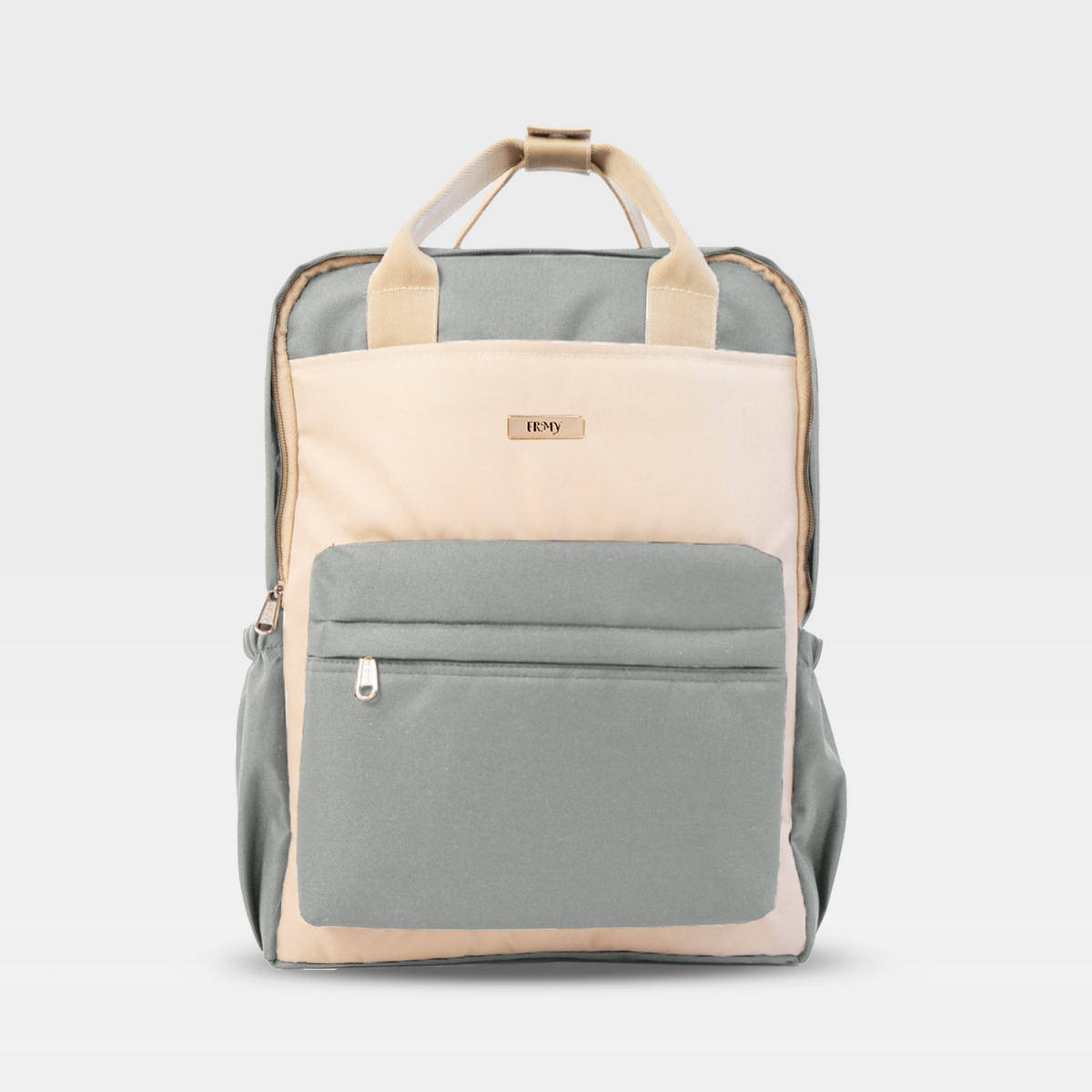 ERMY - Katsu Tas Ransel Wanita 2 in 1 Full Color Backpack Sekolah Tas Laptop Kuliah Simpel